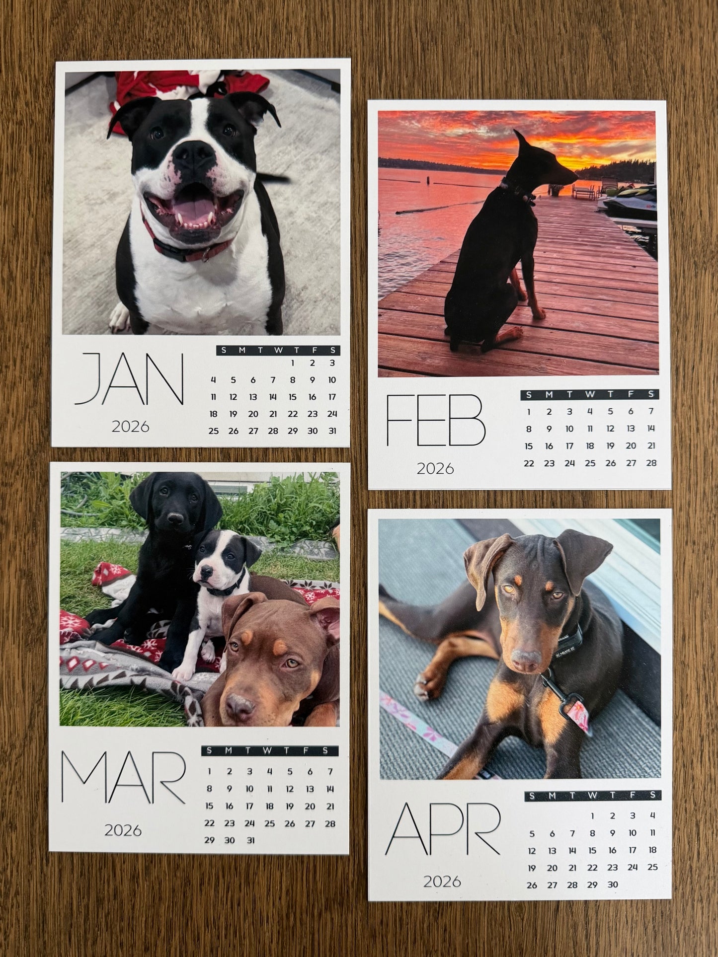 Custom Photo Magnet Calendar ➜