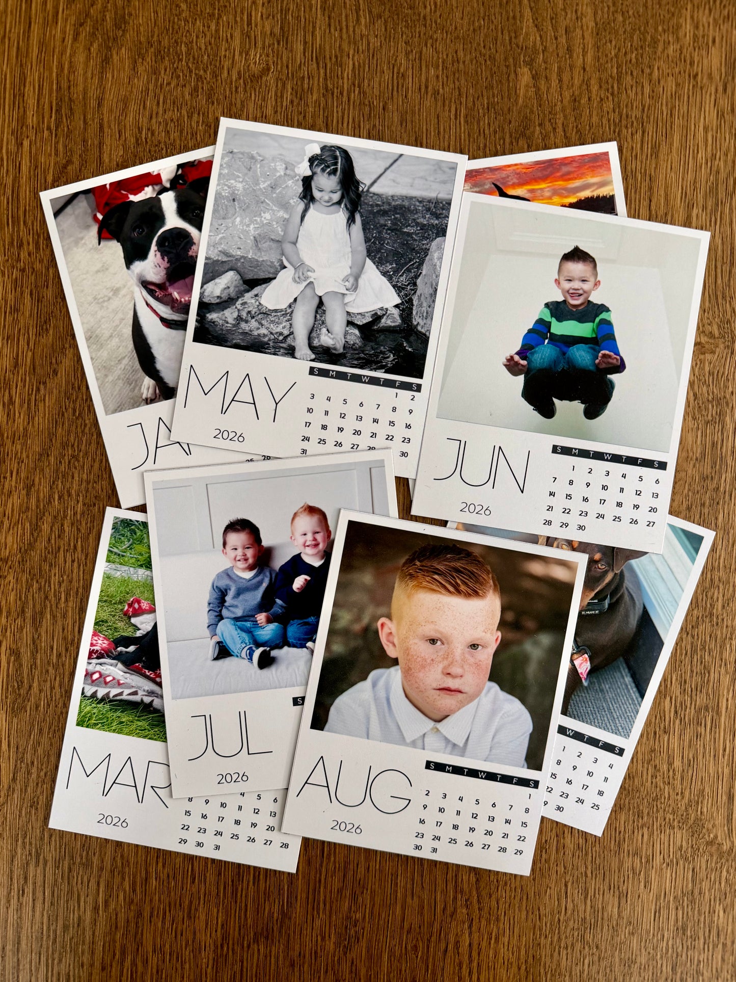 Custom Photo Magnet Calendar ➜