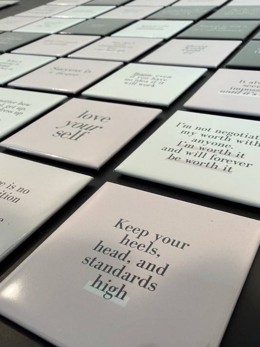 Boss Babe Quote Magnets – Empowering & Motivational - SET OF 5