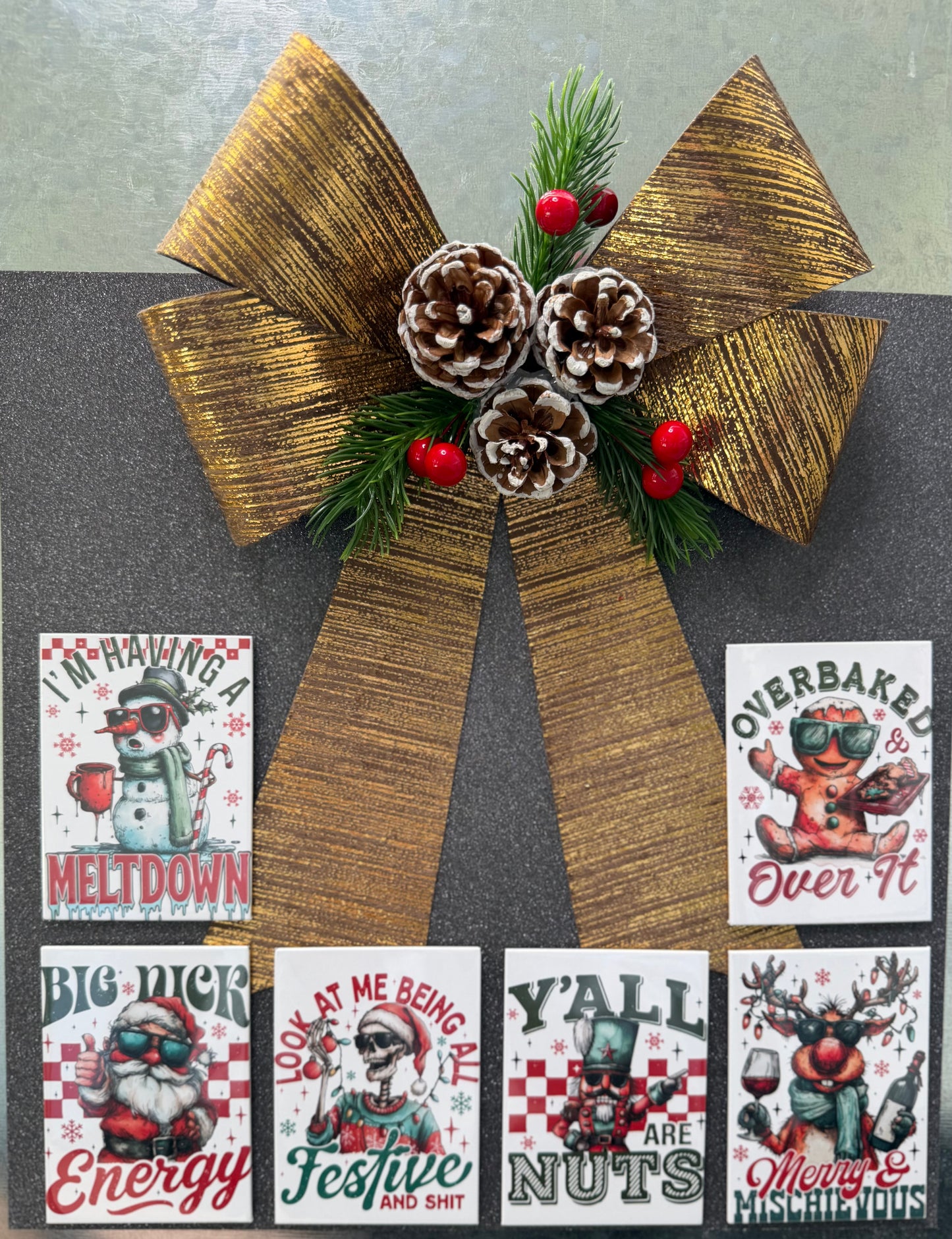 Christmas Snarky Magnets