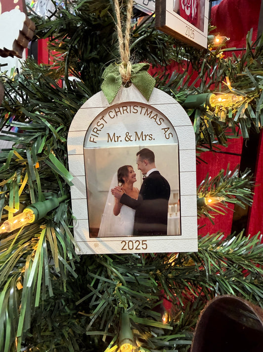 First Christmas as Mr. & Mrs. Ornament